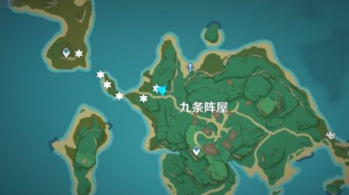 原神稻妻藏宝地9位置 原神迷踪活动藏宝地9铁钱位置