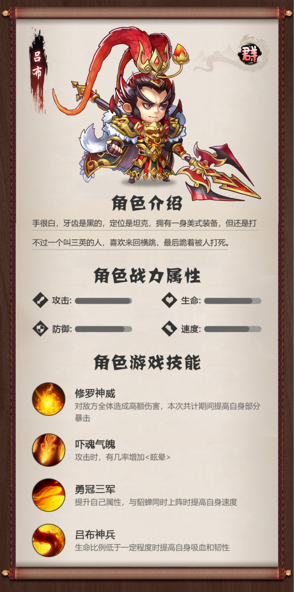 《挂机吧兄弟》武将档案第四期：吕布_挂机吧兄弟