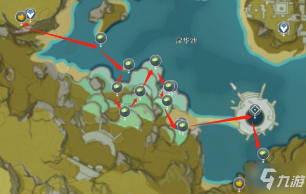 《原神》四方和平料理材料采集路线_原神