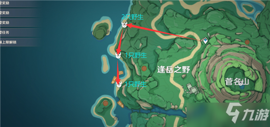 原神兽境之狼刷怪路线怎么走_原神