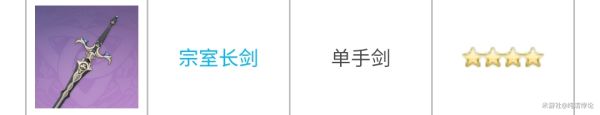 《原神》2.2全单手剑实用性与适用角色分析_原神