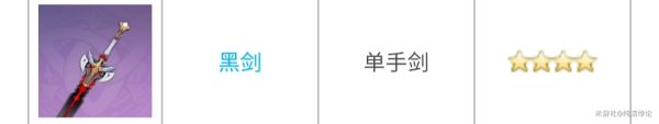 《原神》2.2全单手剑实用性与适用角色分析_原神