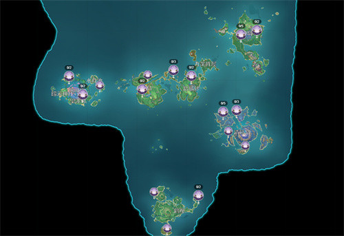 原神电气骗骗花地图分布一览