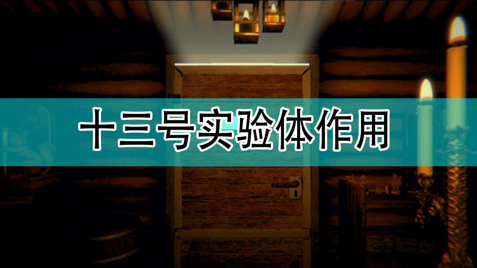 邪恶冥刻十三号实验题有什么用_十三号实验体作用分享