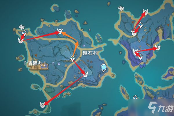 《原神》冬极白星突破材料收集路线介绍_原神