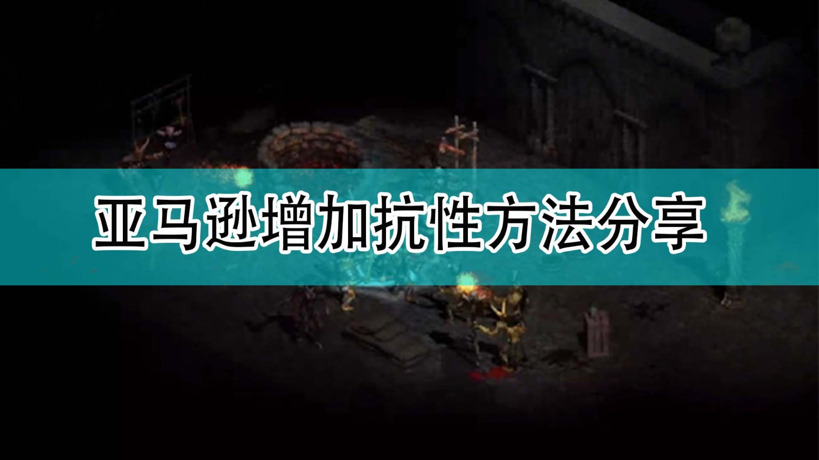 暗黑破坏神2亚马逊怎么增加抗性_暗黑2亚马逊增加抗性方法分享