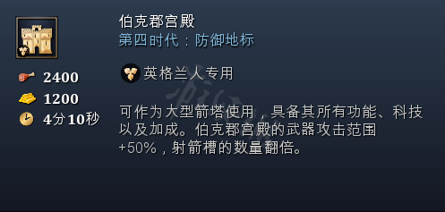 帝国时代4奇观地标特殊建筑全汇总 帝国时代4各国家奇观介绍 英格兰