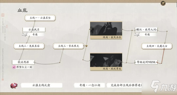 《天涯明月刀手游》血胤全结局选择教程 血胤主线如何通关_天涯明月刀手游