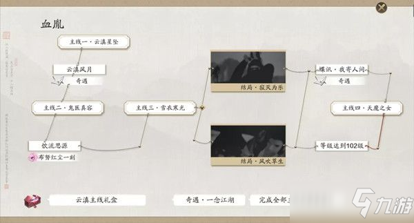 《天涯明月刀手游》新主线血胤结局图文教程 血胤主线结局是什么_天涯明月刀手游