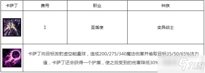 《云顶之弈》S6卡萨丁怎么搭配 S6卡萨丁怎么出装最强阵容推荐_云顶之弈手游