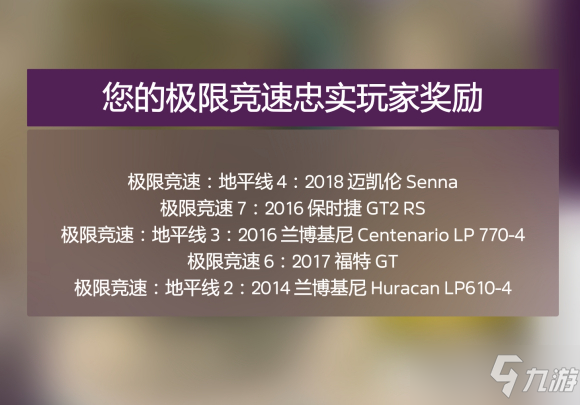 《极限竞速地平线5》老玩家奖励车辆有什么_极限竞速地平线5