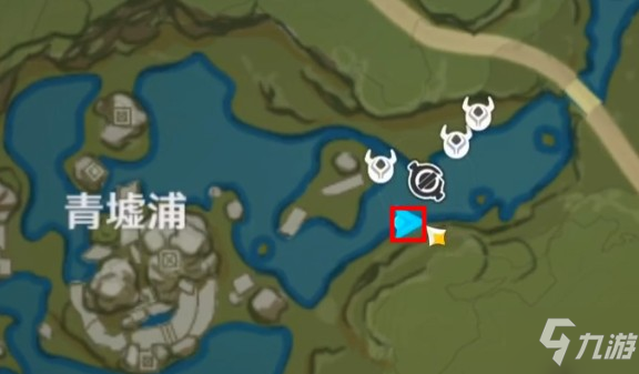 原神古时孤影青墟浦勘测点坐标_原神