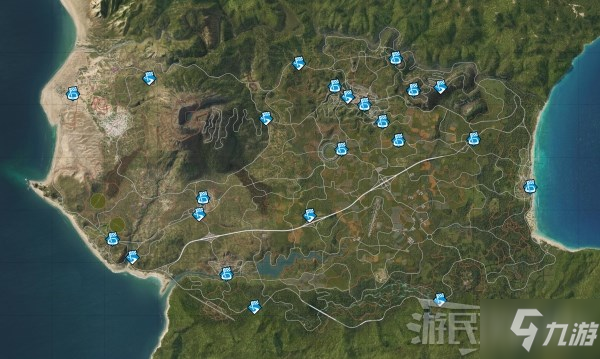 《极限竞速地平线5》全收集要素及重要坐标地图_极限竞速地平线5