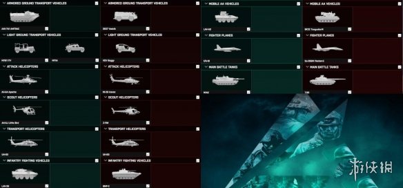 战地2042载具图鉴一览 战地2042载具有哪些