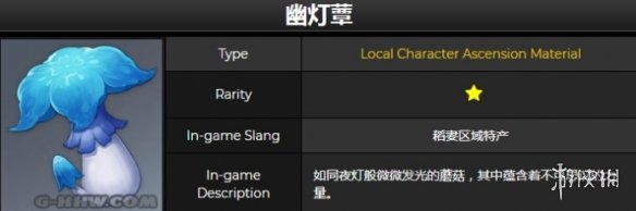 《原神》幽灯蕈图鉴介绍 幽灯蕈如何获取_原神