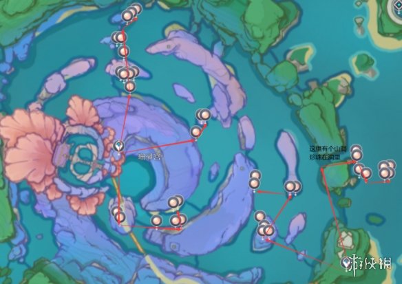 《原神手游》2.2珊瑚珍珠在哪 珊瑚珍珠采集位置分享_原神