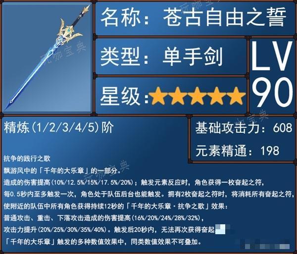 《原神》4.0版本水主技能介绍与圣遗物、武器选择推荐