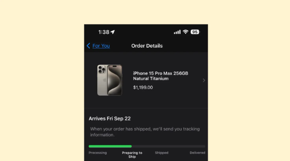 苹果官方订单状态曝光：一些用户或提前抢到新iPhone