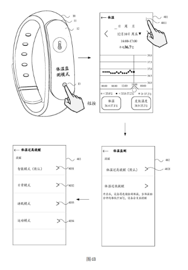 华为最新专利：可穿戴设备体温监测技术引领创新